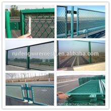 Grünes PVC-beschichtetes Mesh-Panel Anti-Blenden-Netzwerk